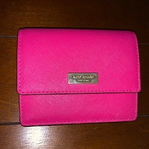 HOT pink Kate Spade Wallet